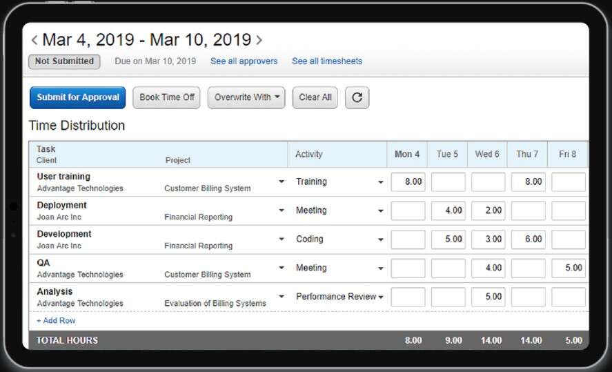 Replicon Time Billing Software
