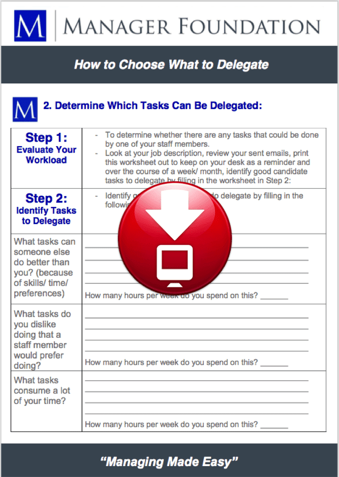 activity log delegation worksheet