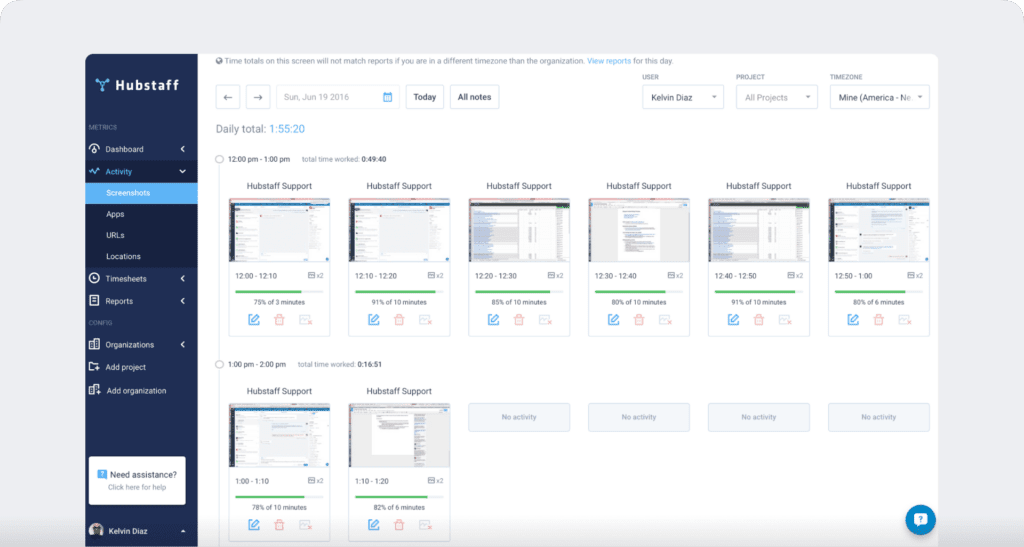 screenshot monitoring