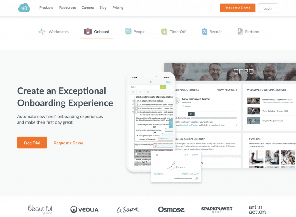 HR Cloud Onboarding