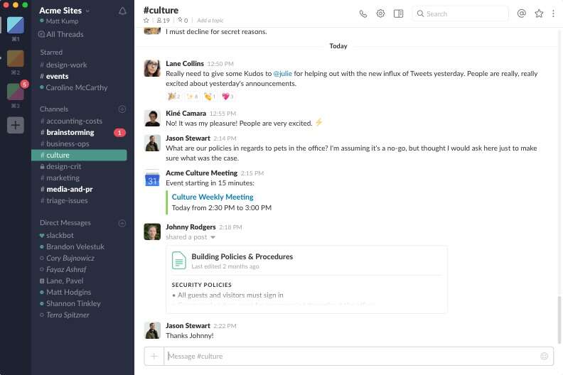 slack
