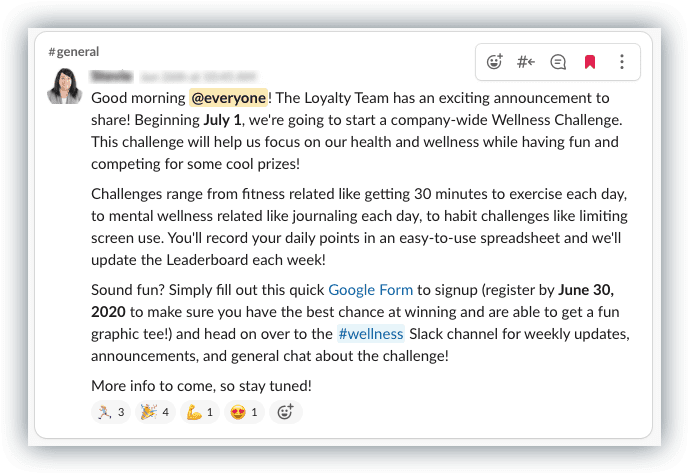 Announcement
