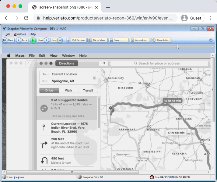 Veriato Screenshots