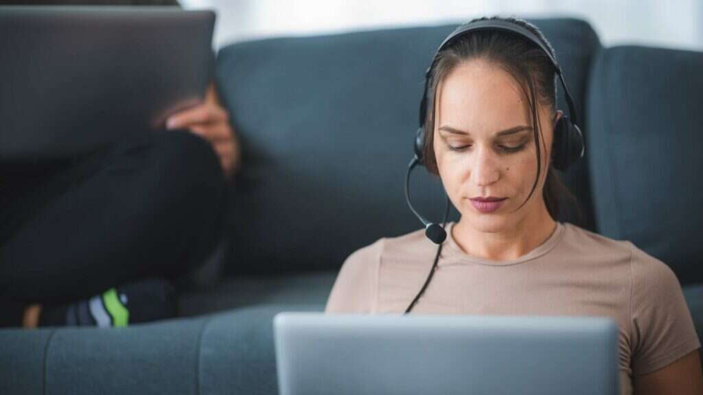 work from home call center