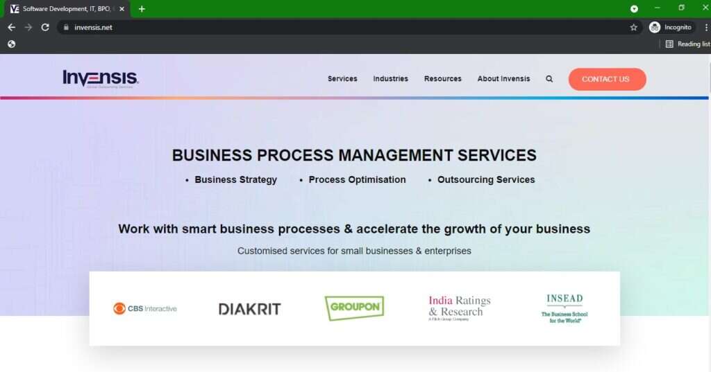invensis bpo
