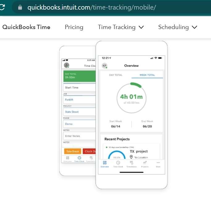 Tsheets Mobile App