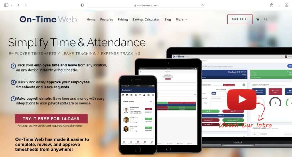 on-time web