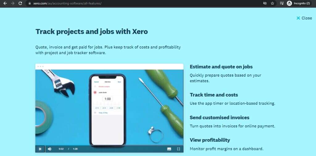 xero project app