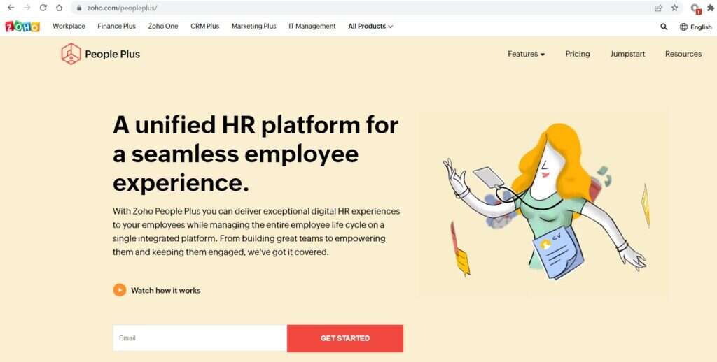 zoho people plus