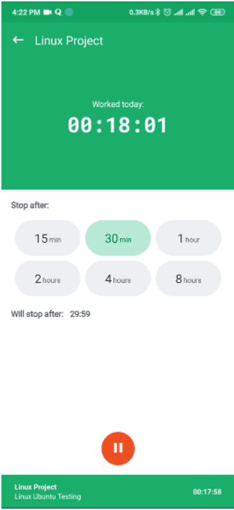 mobile time tracking - time doctor