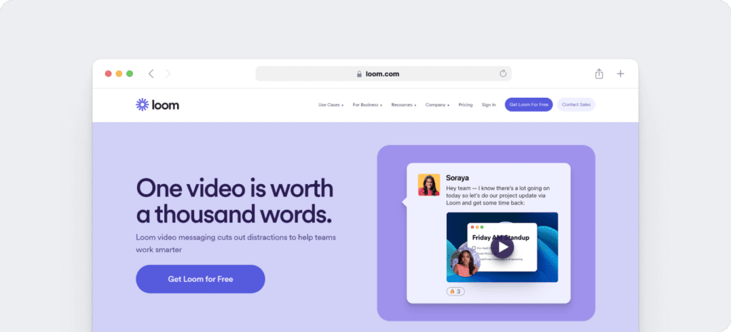 loom homepage