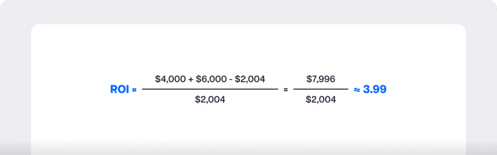 ROI formula