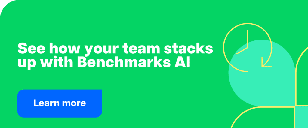 See how your team stacks up with Benchmarks AI