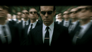 matrix guy in black suit