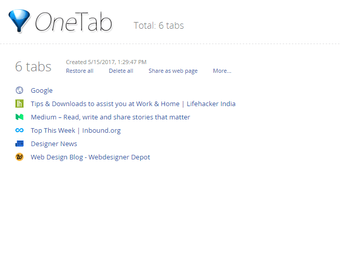 OneTab