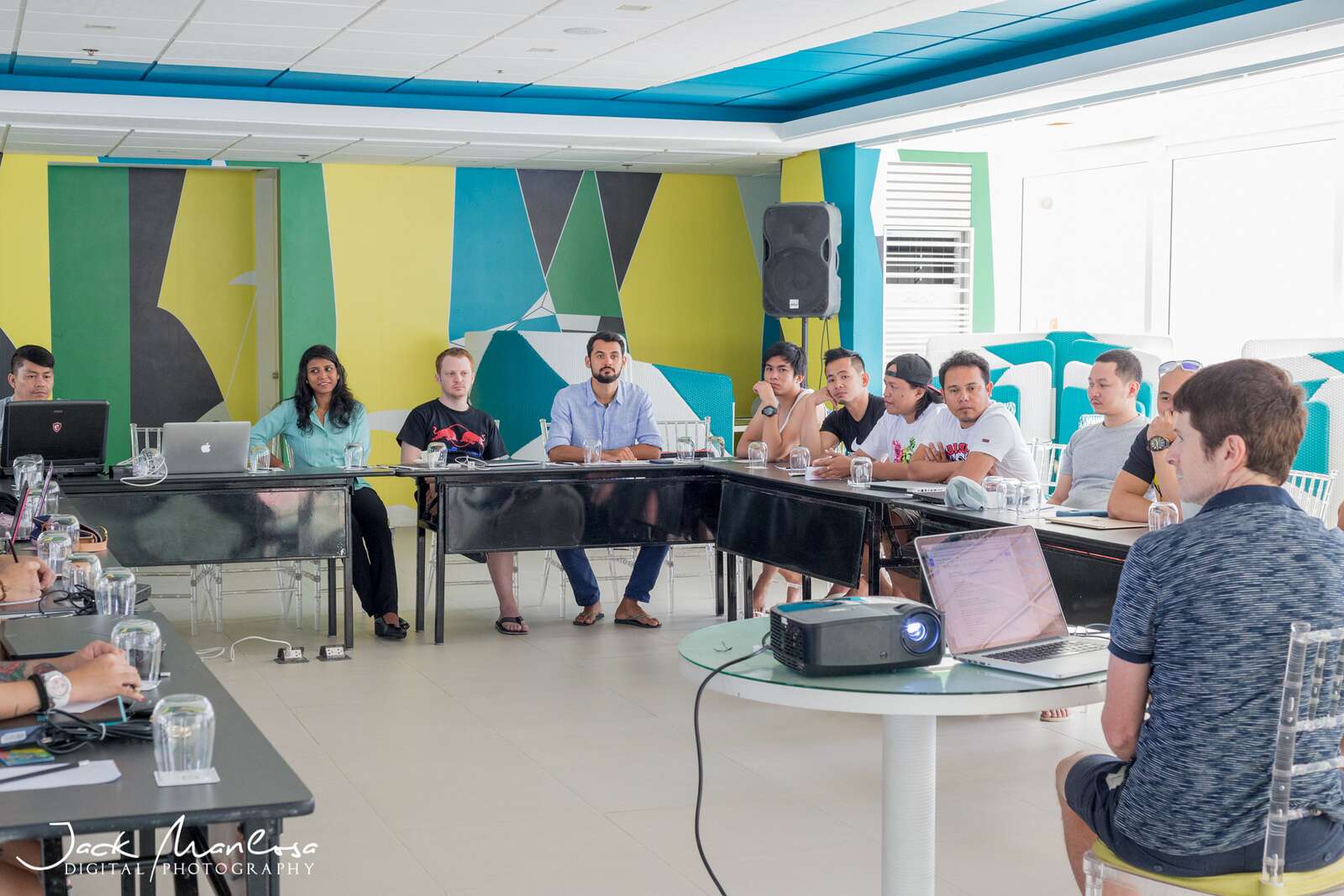 people having a meeting