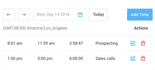 timesheet management