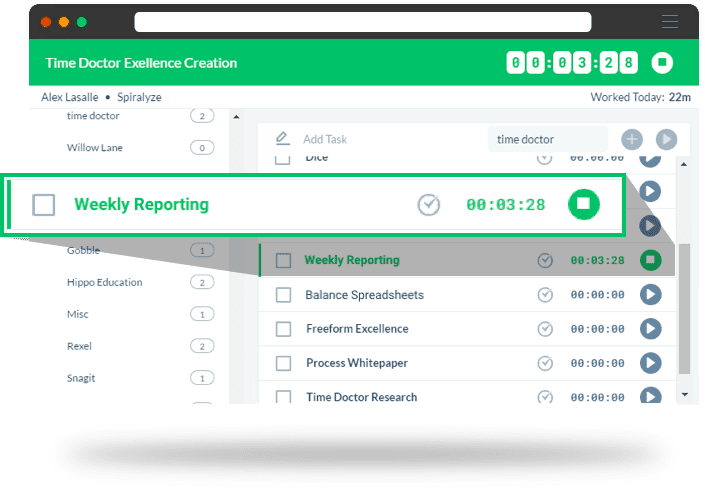 Time Doctor time tracking