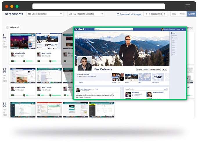 screen monitoring feature