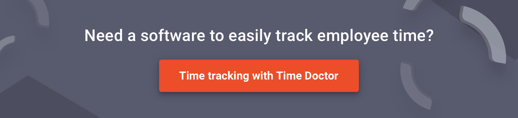 time tracking with time doctor