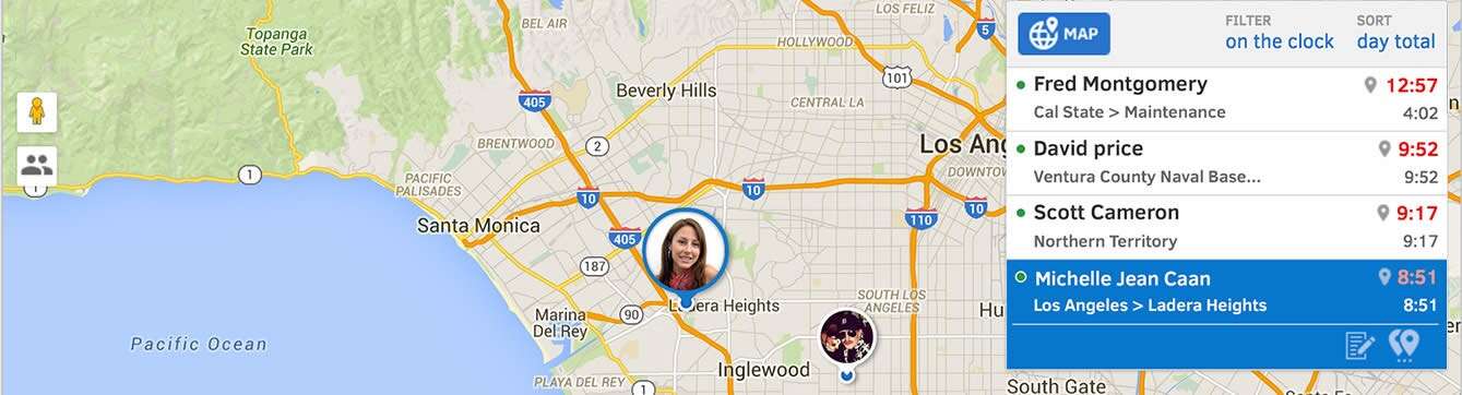 tsheets time overview