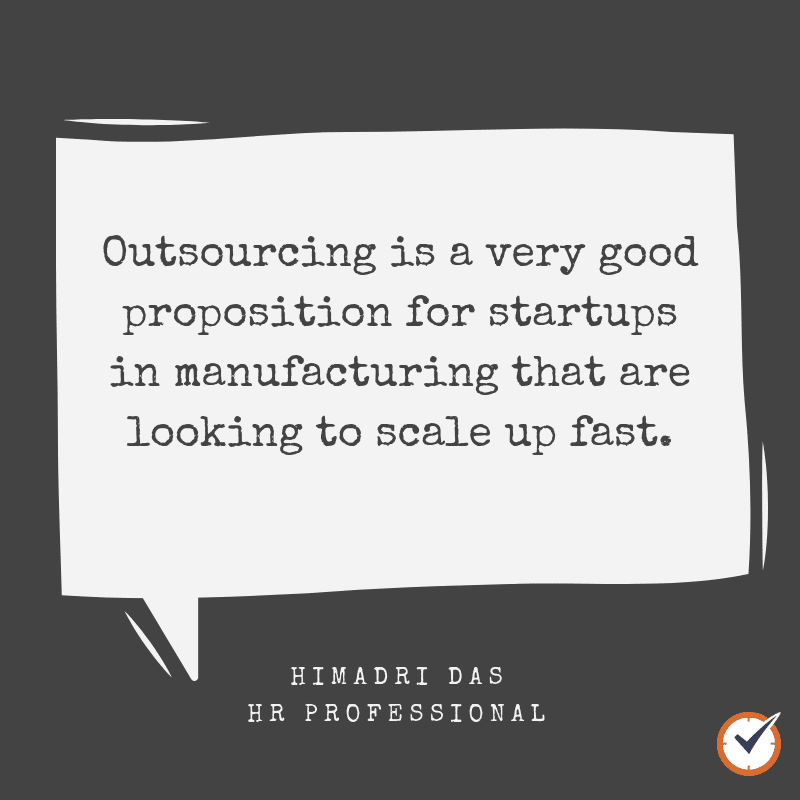 Himadri Das on Outsourcing
