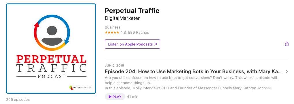 perpetual traffic podcast