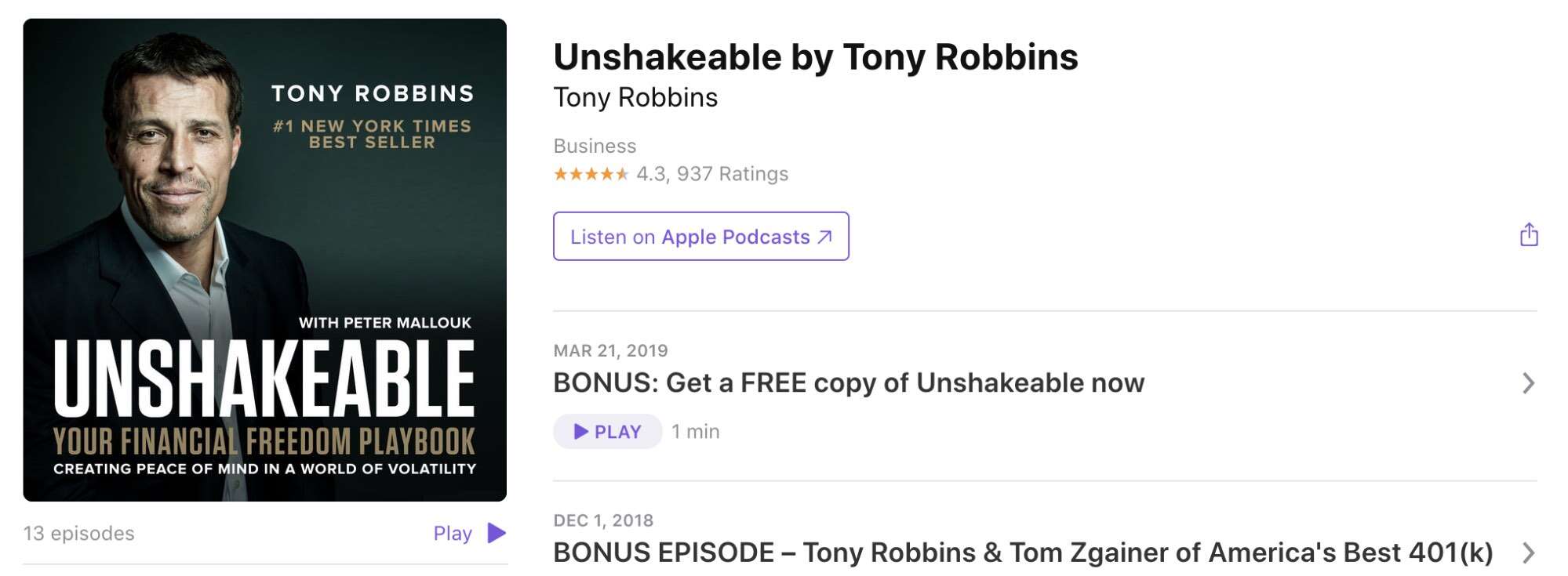 unshakeable podcast