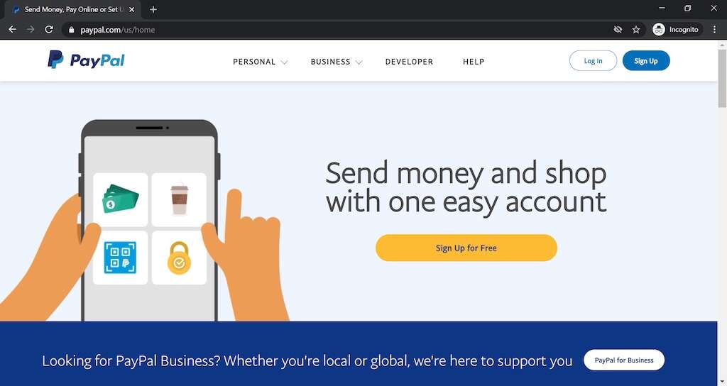 paypal online payment