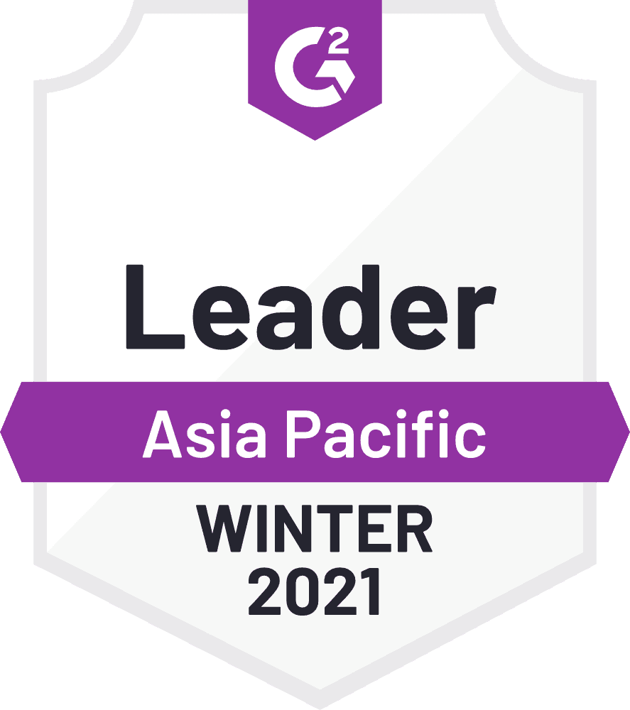 G2 Leader Asia Pacific Winter 2021 APAC Time Tracking