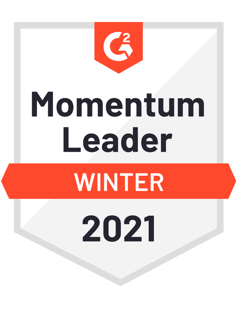 G2 Momentum Leader Winter 2021