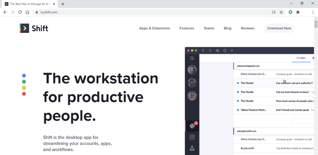 Shift for Desktop Organization