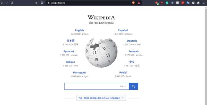 Wikipedia Race