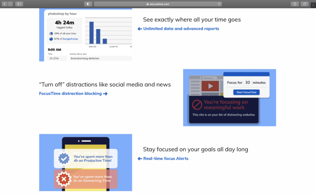 Rescuetime-team-report