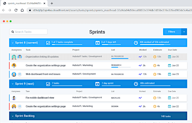 sprints for project management