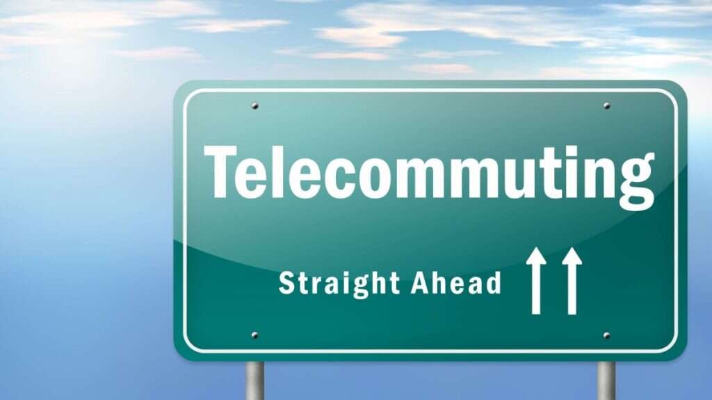 telecommuting signs