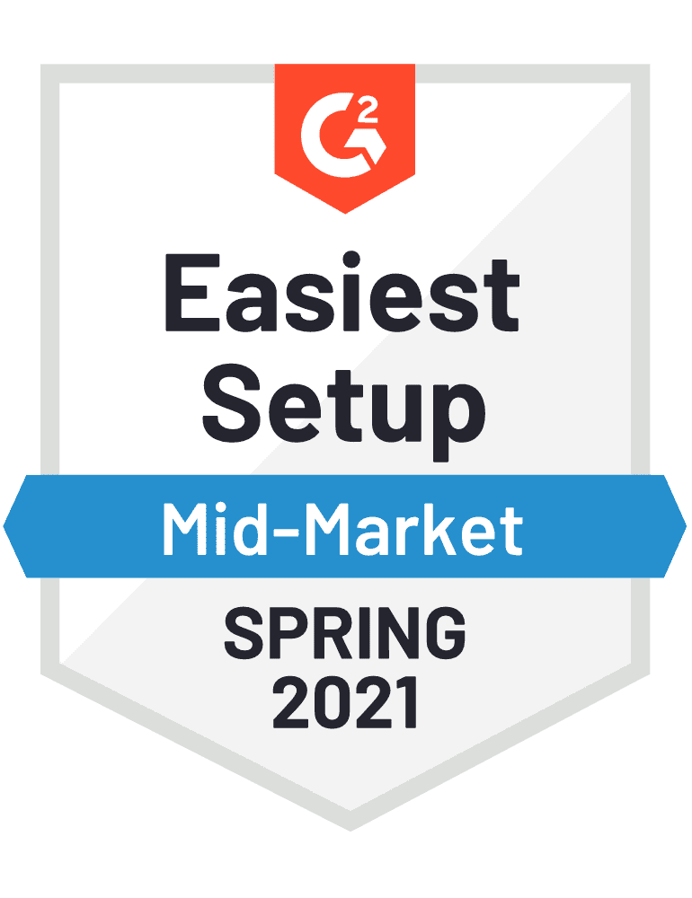 g2 easiest setup mid-market