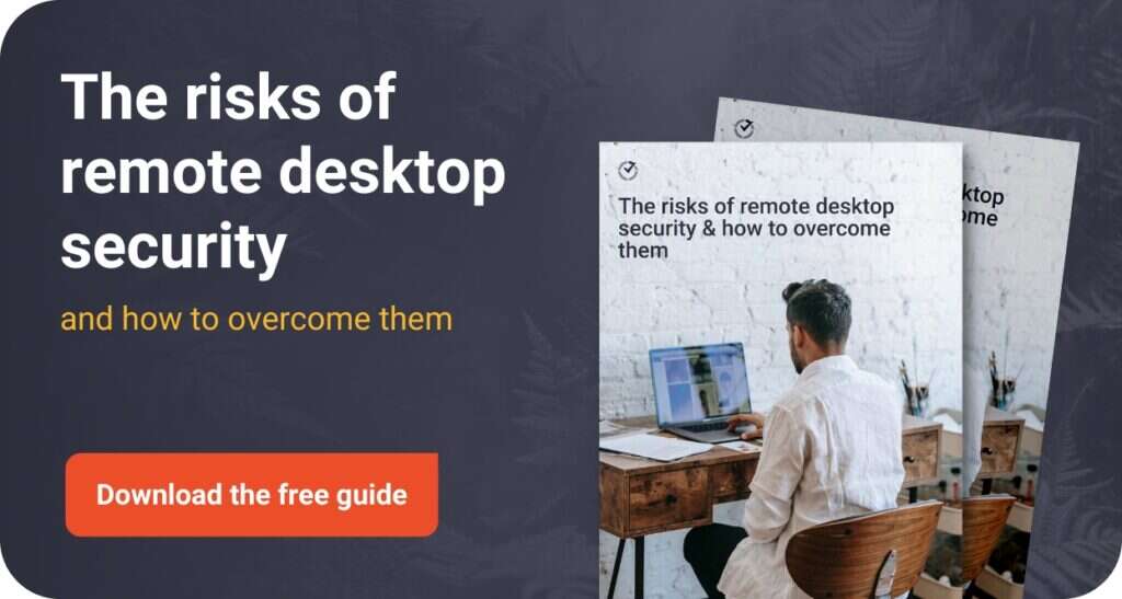 Remote desktop security CTA