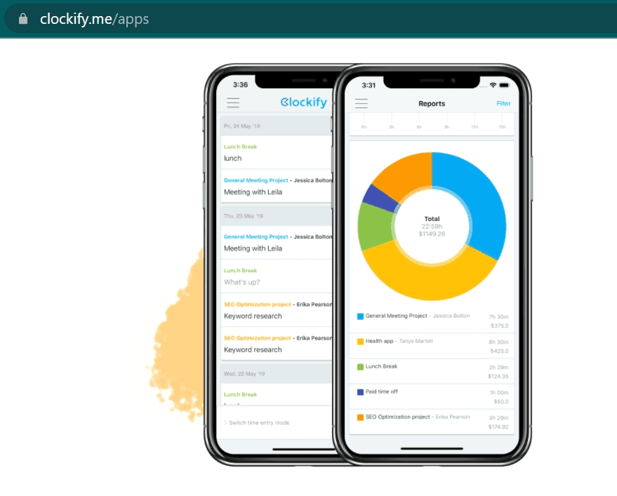 Clockify Android App