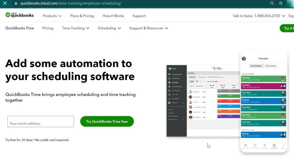 Tsheets Scheduling
