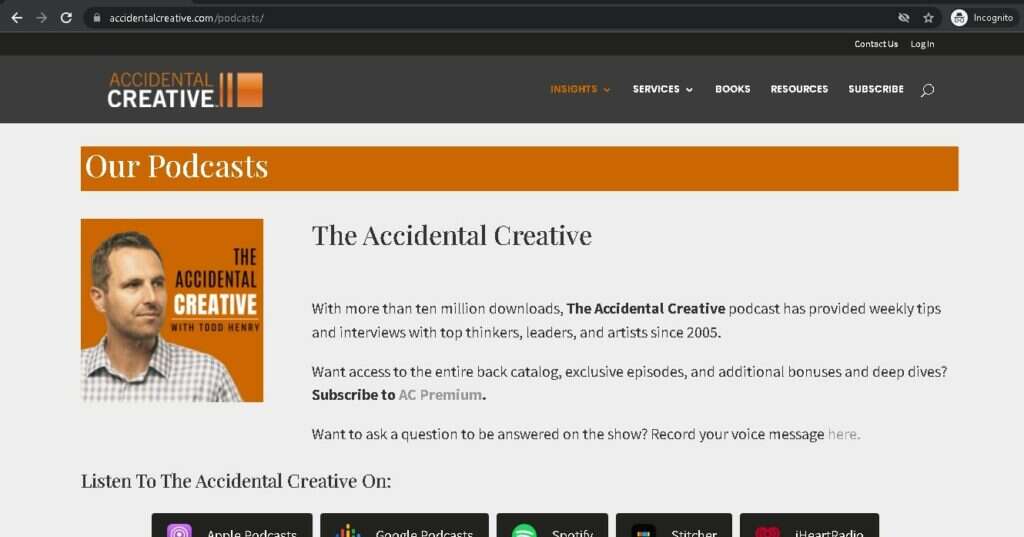 The Accidental Creative