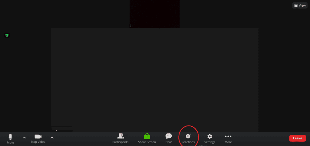 zoom webinar reactions icon