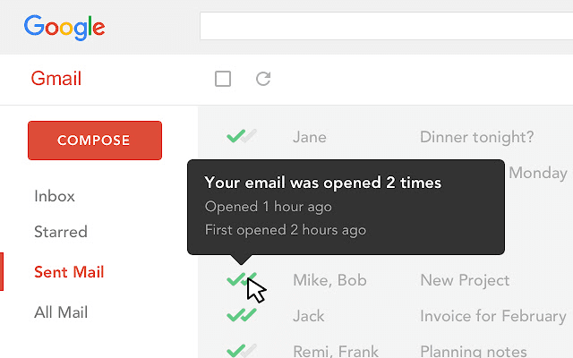 mailtrack in gmail