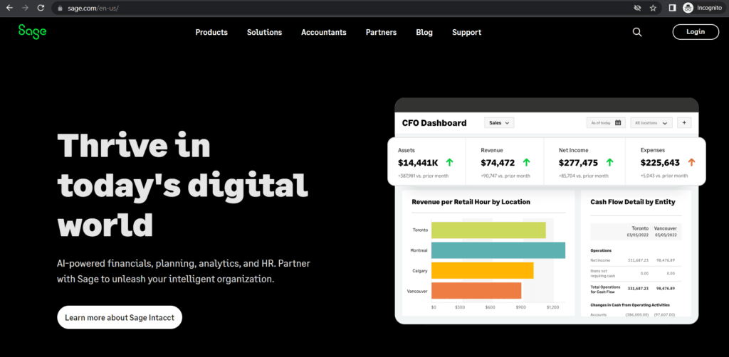 Sage Business Cloud Accounting
