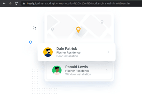 hourly app Geo-fencing Settings