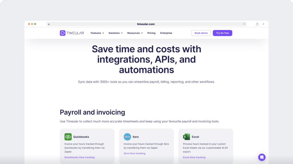 Timeular Integrations