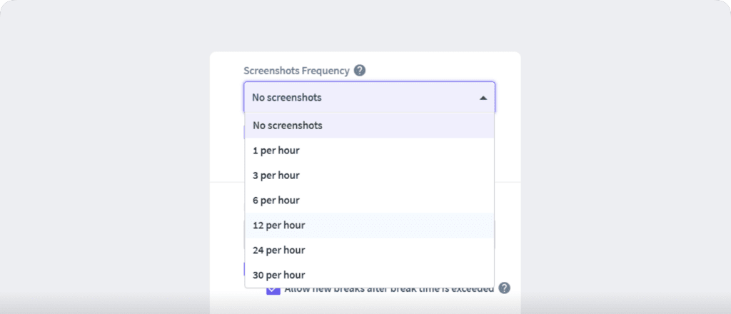 Insightful screenshots