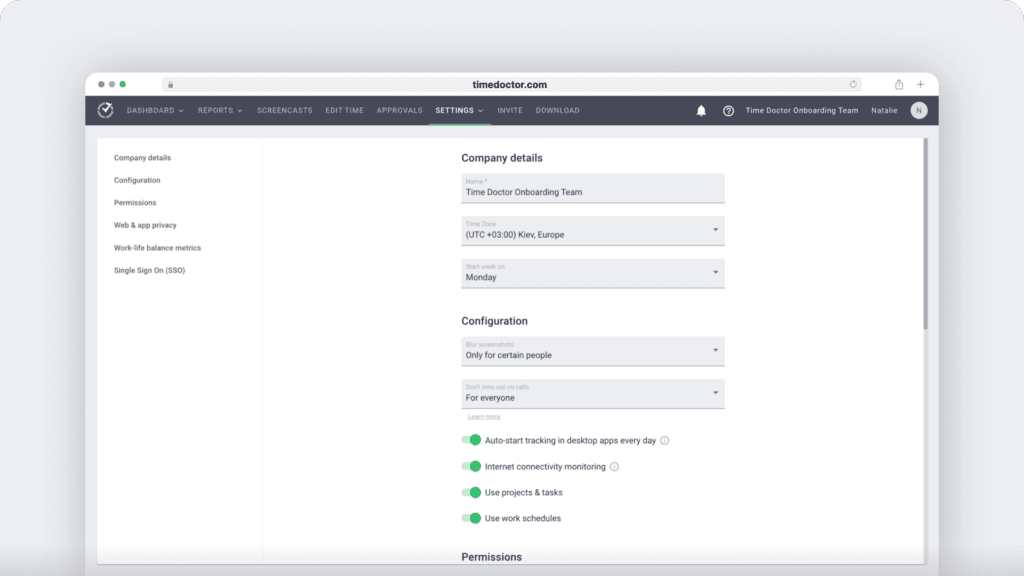 Automated time tracking