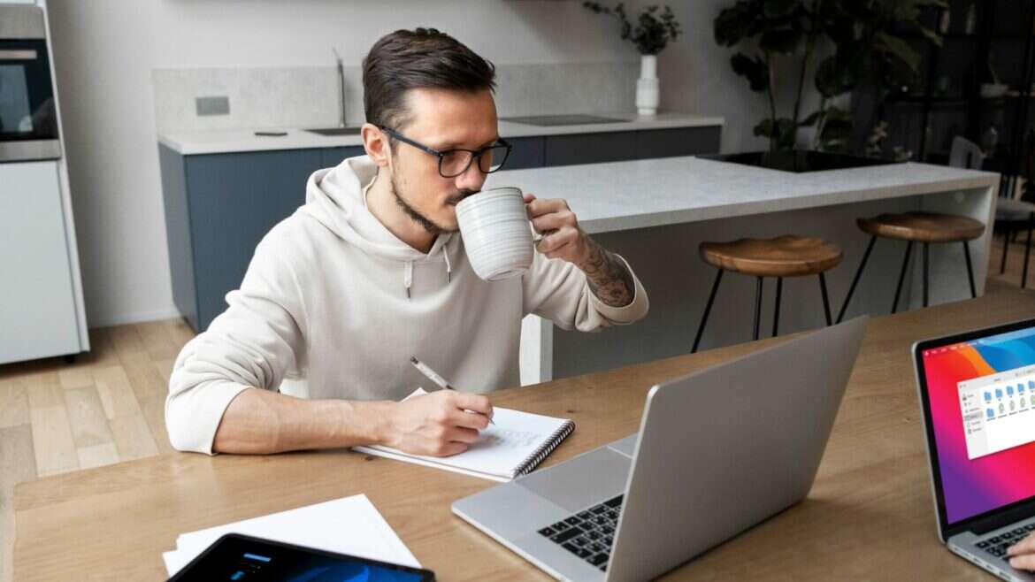 remote work over money