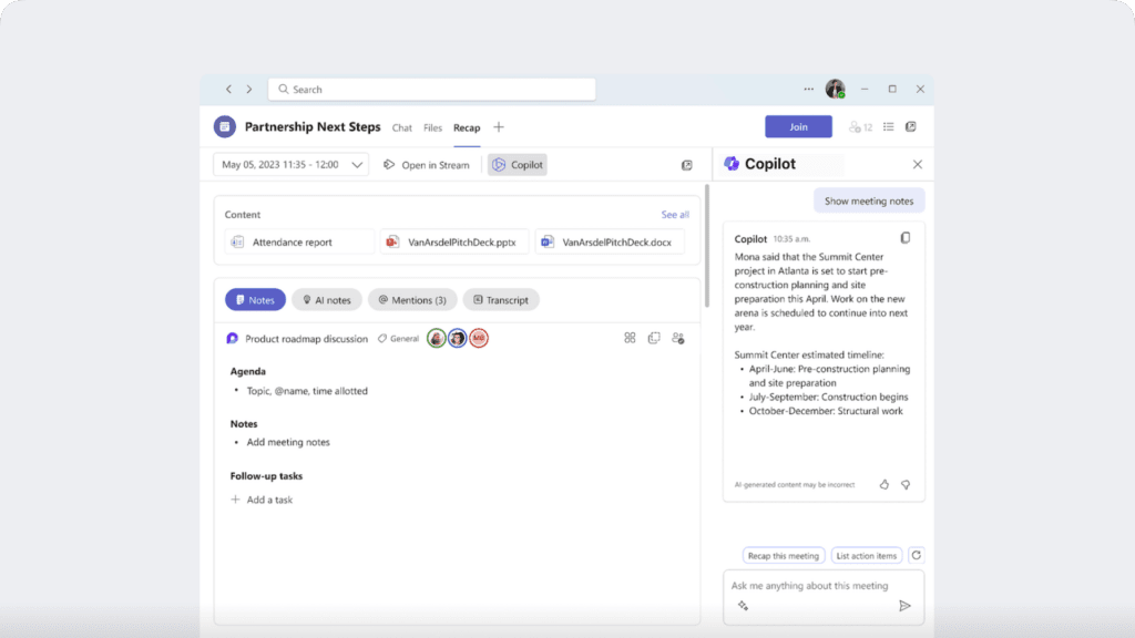 Microsoft Teams Copilot